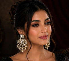 Kundan Pearl Earrings