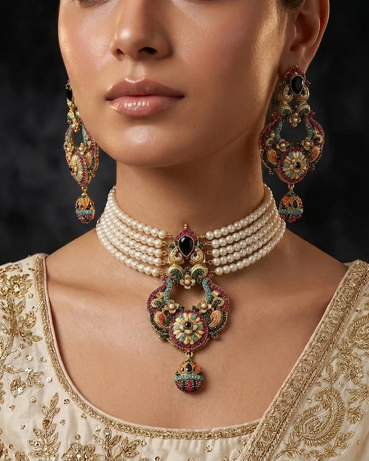 Elegance Unveiled Choker Set