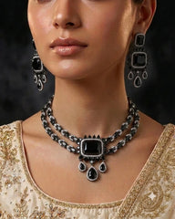 Royale American Diamond Necklace Set