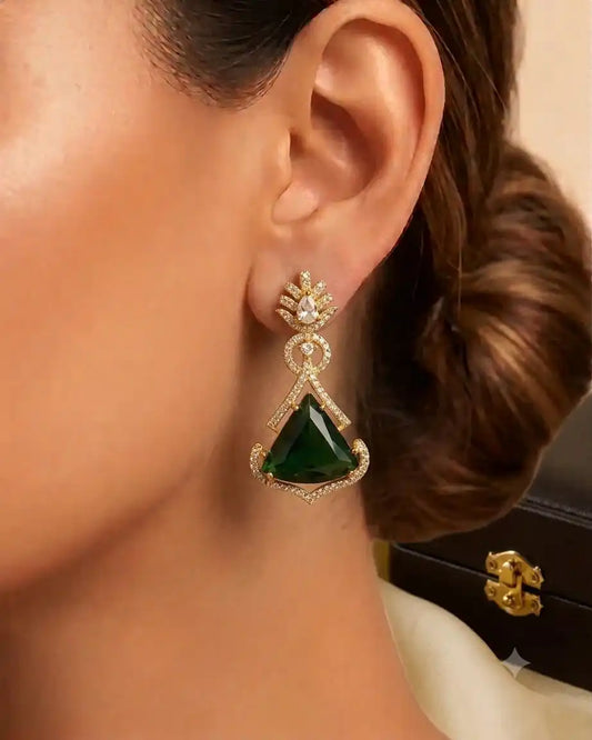 Royal Grace American Diamond Earrings