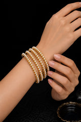Rajwadi Pearl Bangles (4 PCS)