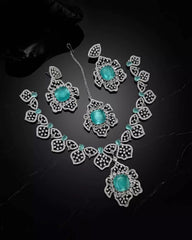 Opulent AD Necklace Set