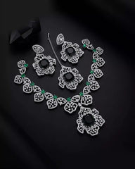 Opulent AD Necklace Set