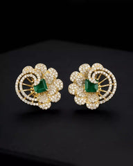 Elegant AD Stud Earrings