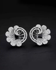 Elegant AD Stud Earrings