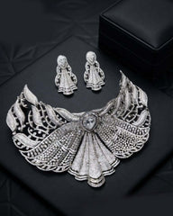 Aurielle American Diamond Necklace Set