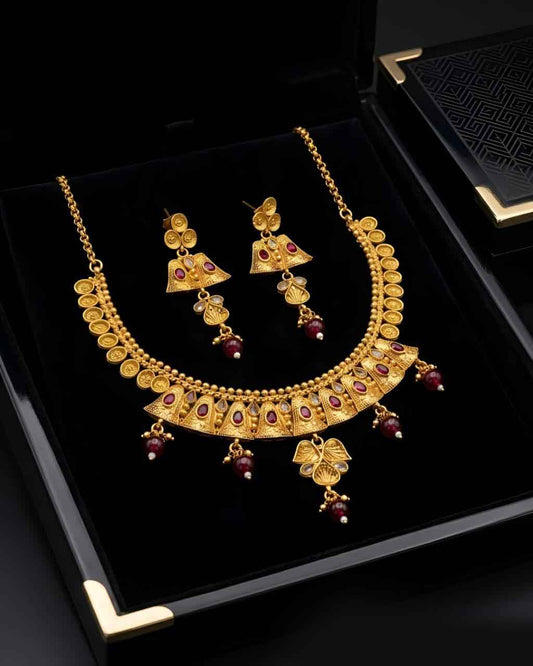 Rajwadi Royal Necklace Set