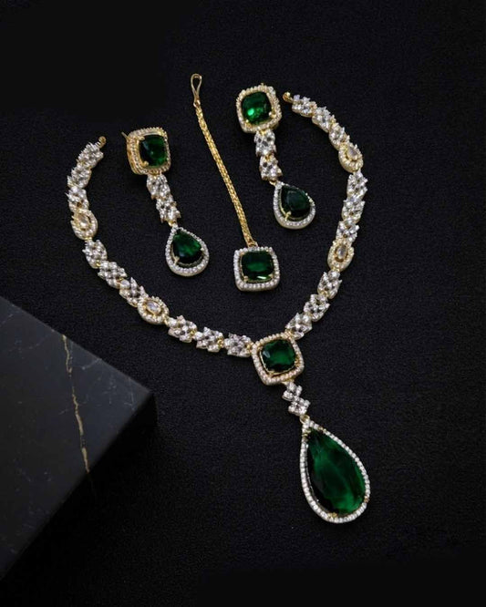 Ayra American Diamond Necklace Set