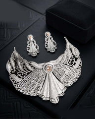 Aurielle American Diamond Necklace Set
