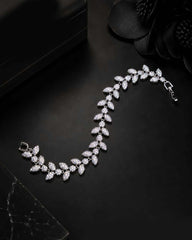 Alina Silver Zircon Bracelet