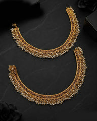 Meher Zircon Anklets – Pair of 2