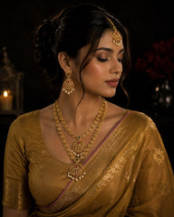Royal Temple South Indian Mala Set
