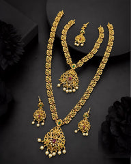 Royal Gold South Indian Mala Set