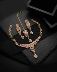 Glamour AD Necklace Set
