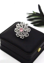 American Diamond Ring – Elegant Sparkle Ring in 7 Colors