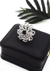 American Diamond Ring – Elegant Sparkle Ring in 7 Colors
