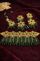 Bridal Pearl Choker Set with Earrings & Maang Tikka – Traditional Party Wear Jewelry