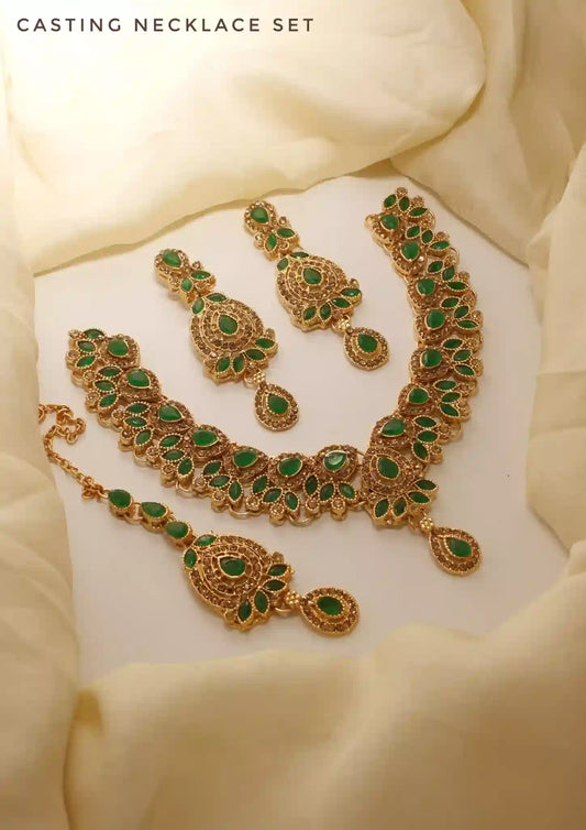 Casting Necklace Set – Premium Finish Elegant Jewelry
