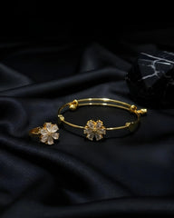 Elegant Bracelet & Ring Combo – Premium Fashion Jewelry Set - Gram