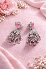 Luxury Stone Bridal Jhumka | Party Wear Statement Earrings