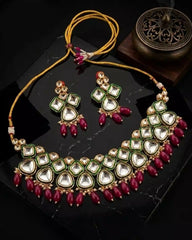 Zivara Royale Kundan Necklace Set
