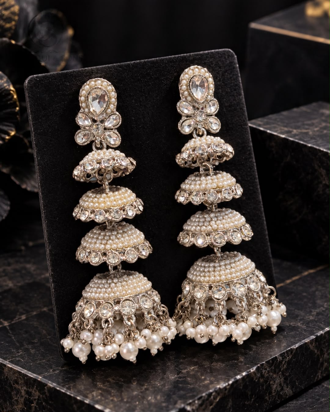 Zahra Royal 4-Tier Jhumki