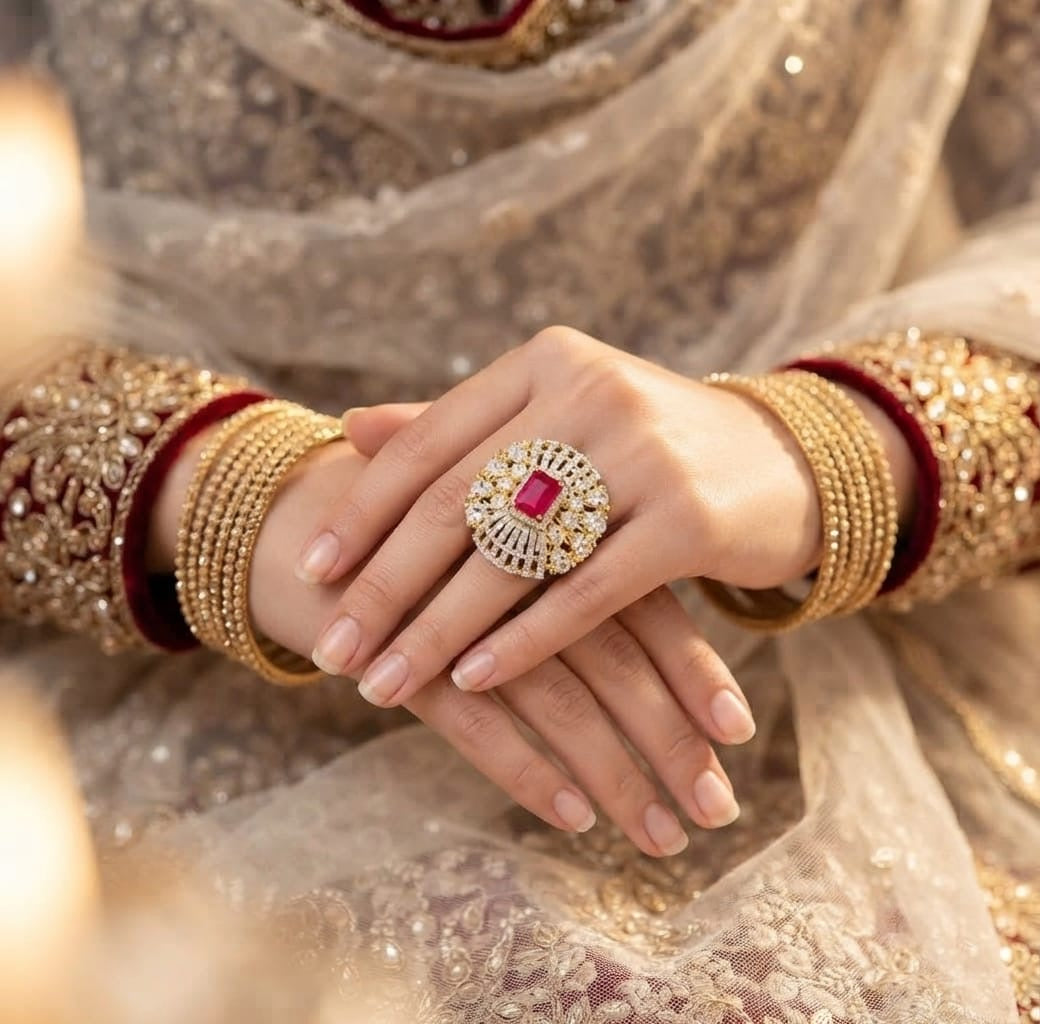 Zaria Luxe Crystal Ring