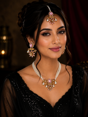 Blush Pearl Floral Set