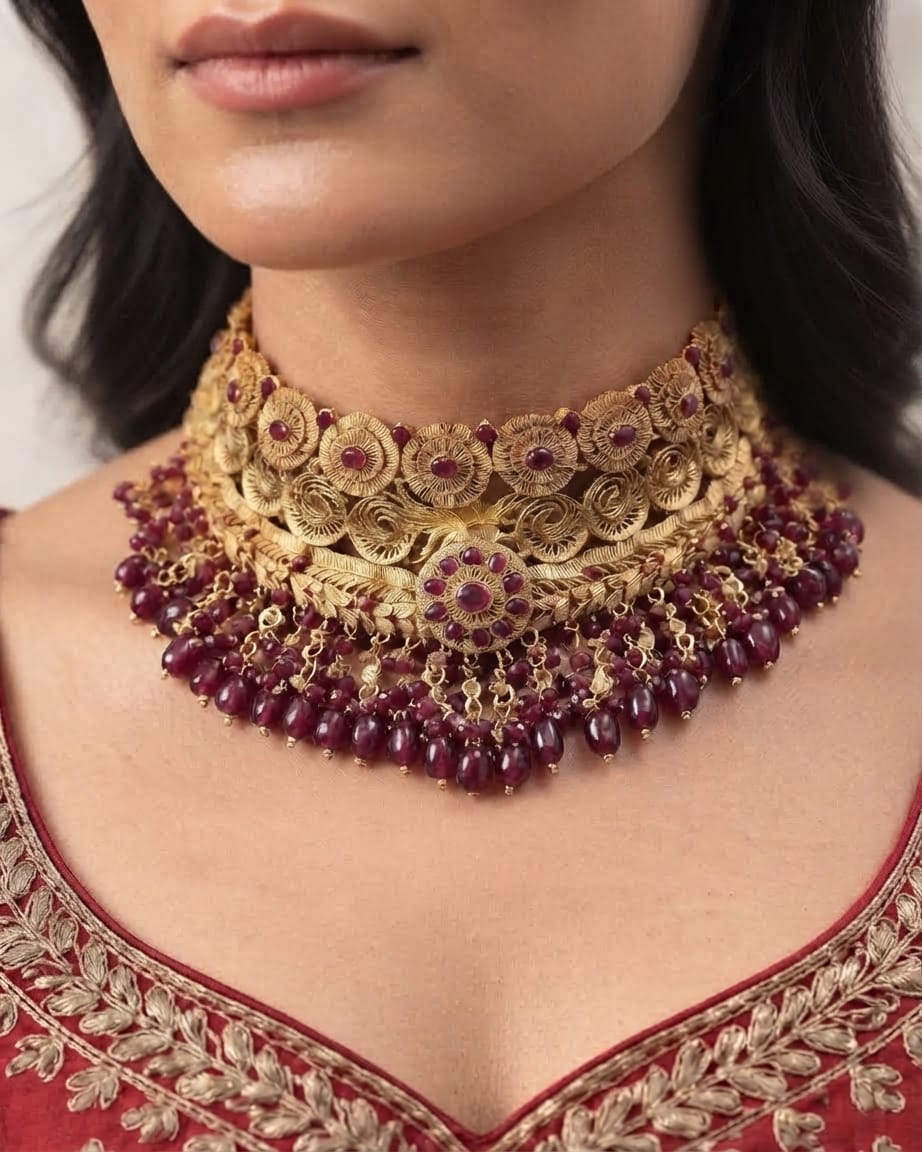 Amara Crystal Collar Set