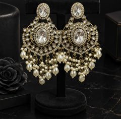 Kundan Pearl Earrings