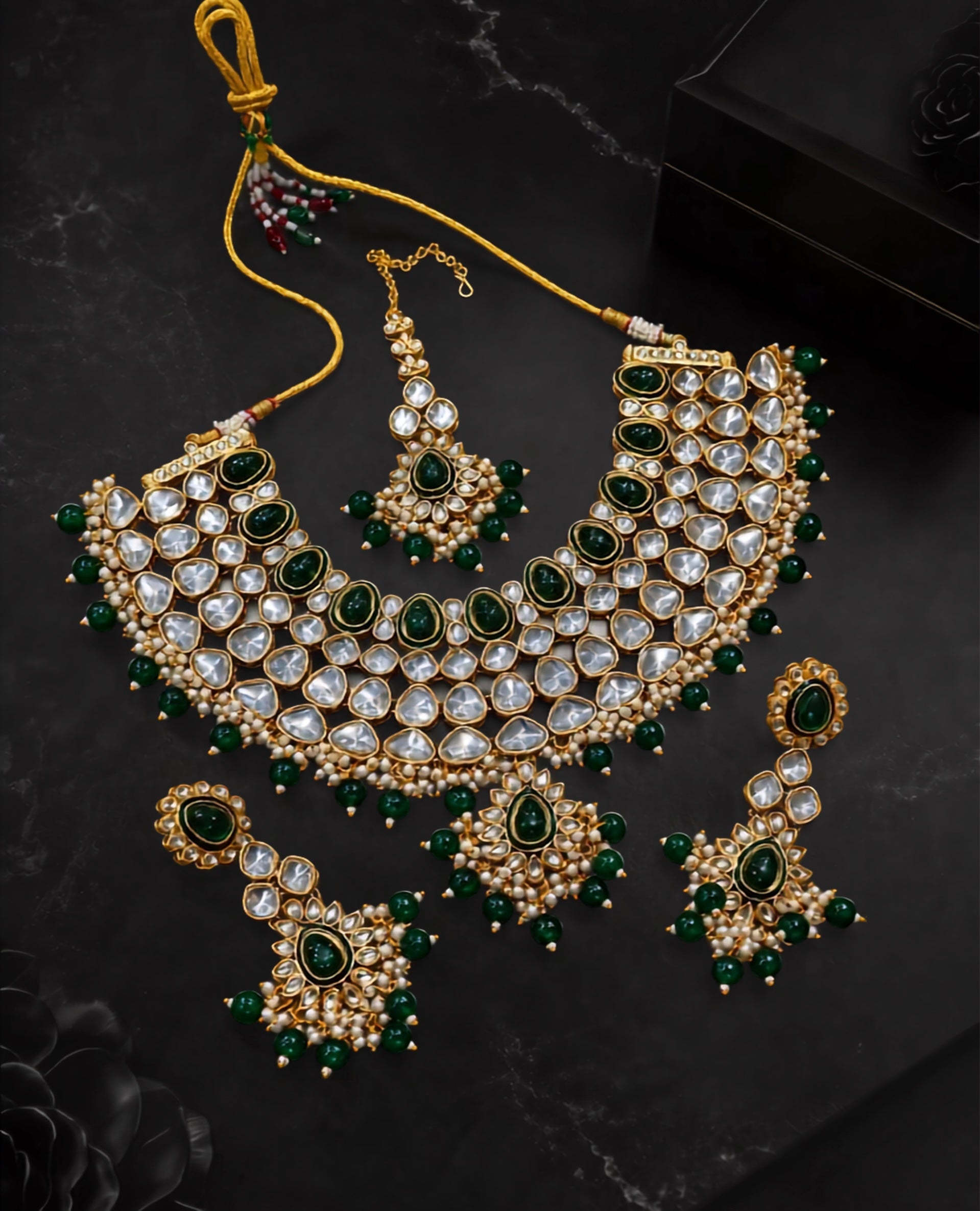 Rajsi Meher Kundan Bridal Set
