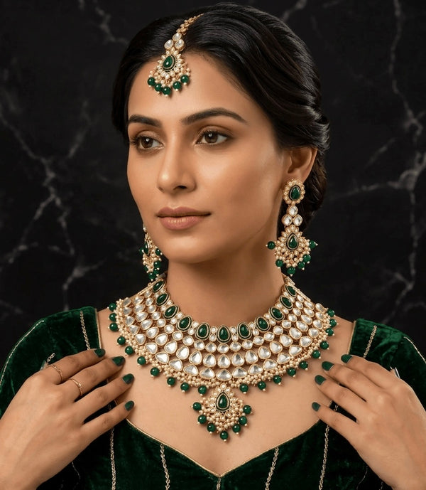 Rajsi Meher Kundan Bridal Set