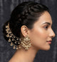 Amelia Golden Bahubali Earrings