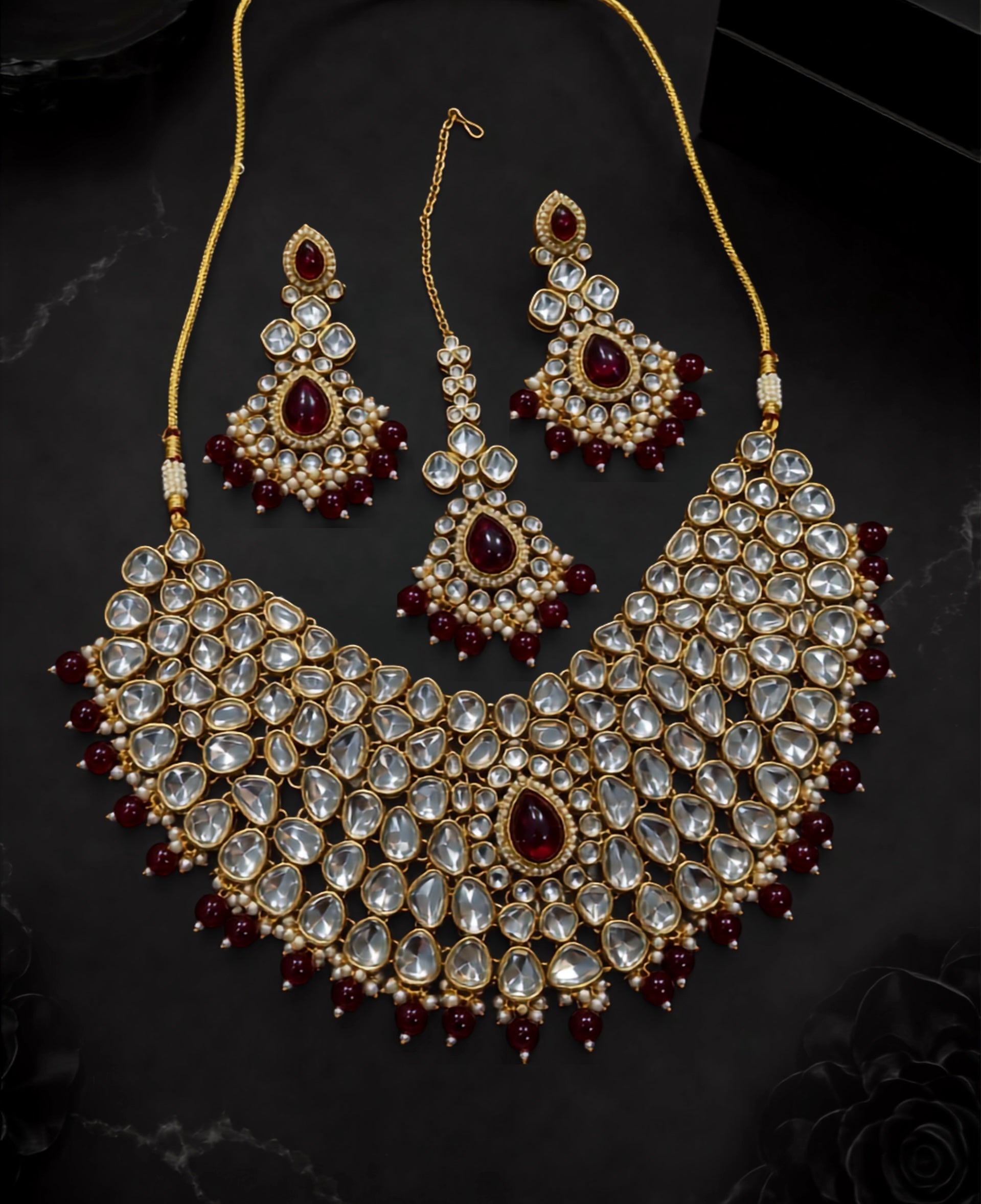 Noor Mahal Kundan Bridal Set