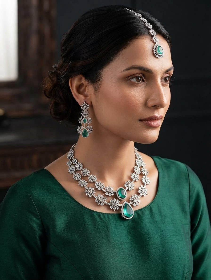 Evelina Royal AD Necklace Set