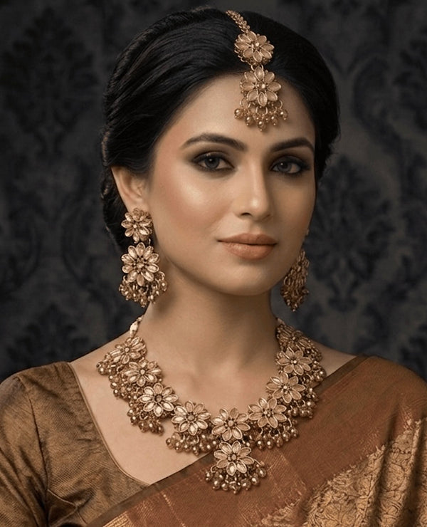 Sheesha Kundan Jewellery Set