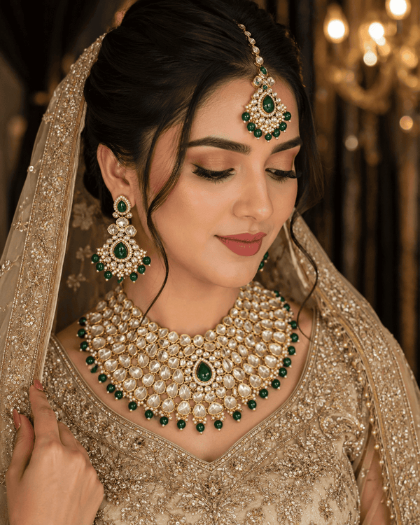 Noor Mahal Kundan Bridal Set