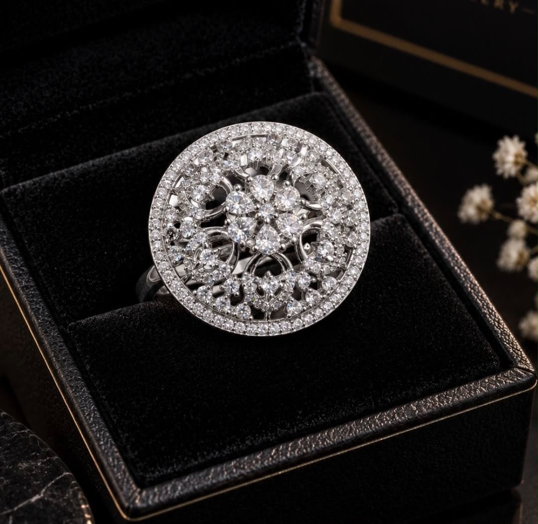 Selene Luxe Crystal Ring