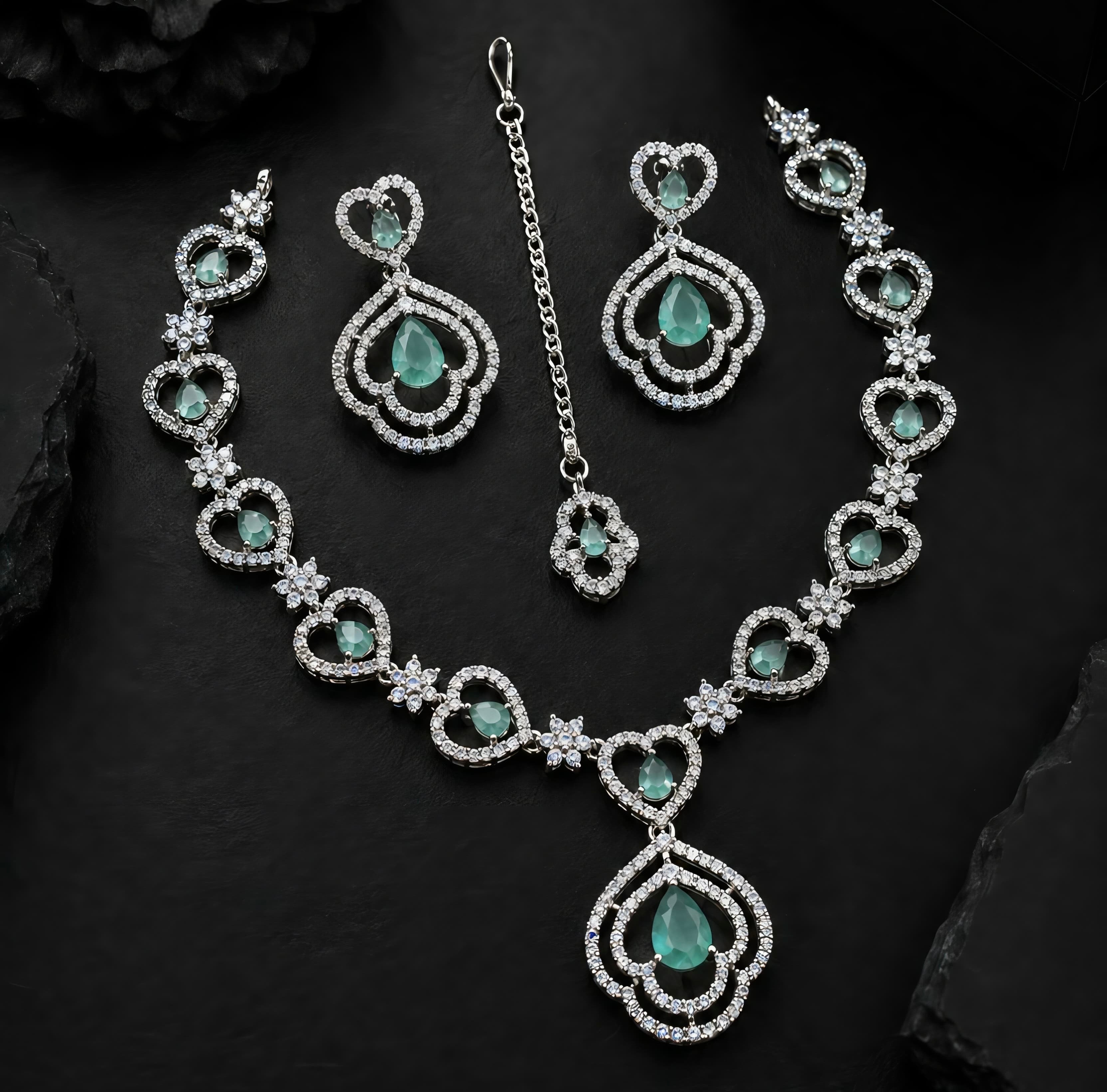 Celestia Crystal Necklace Set