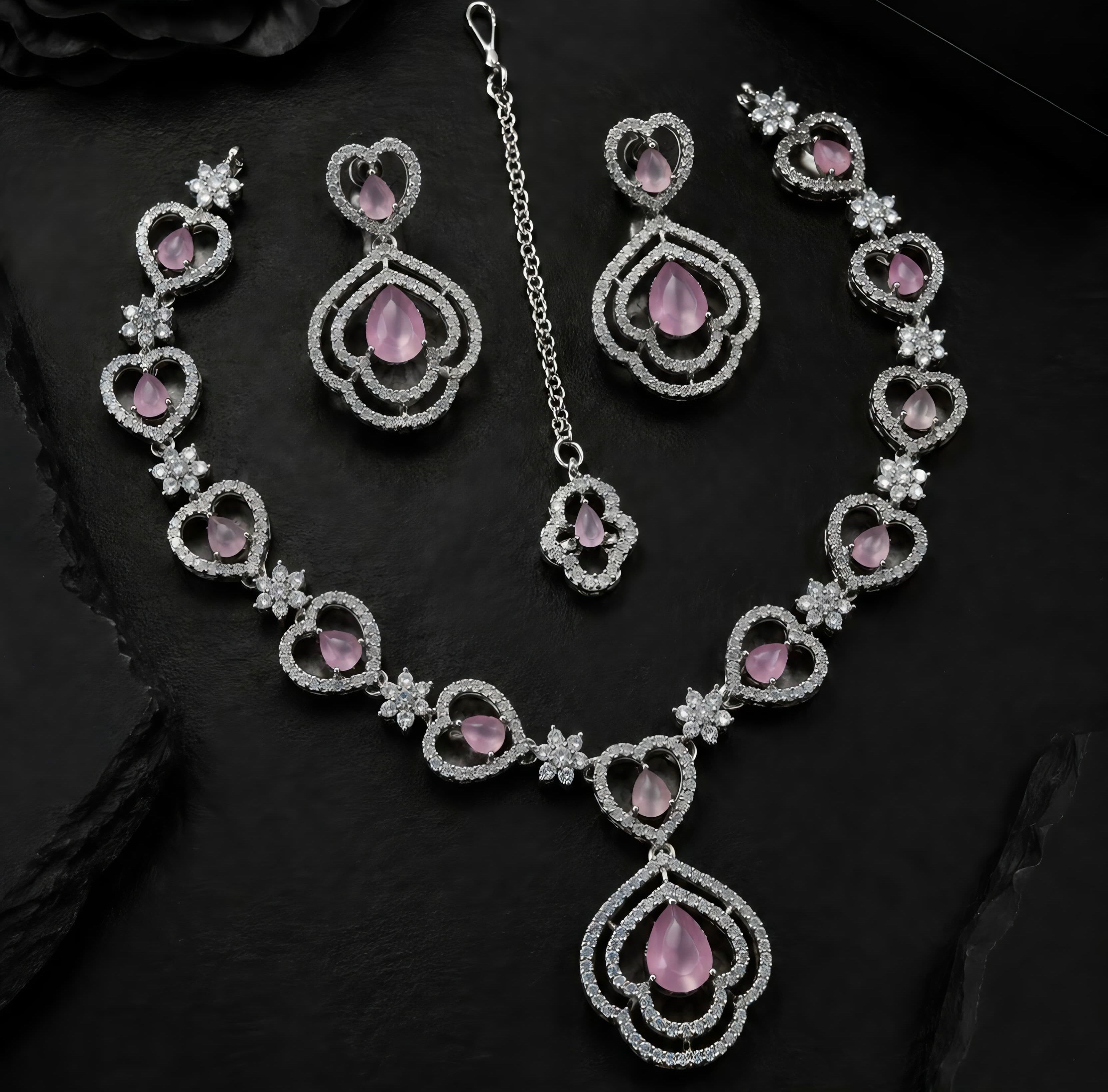 Celestia Crystal Necklace Set