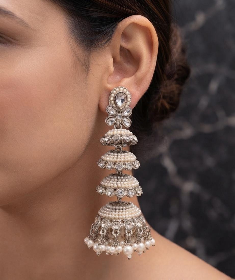 Zahra Royal 4-Tier Jhumki
