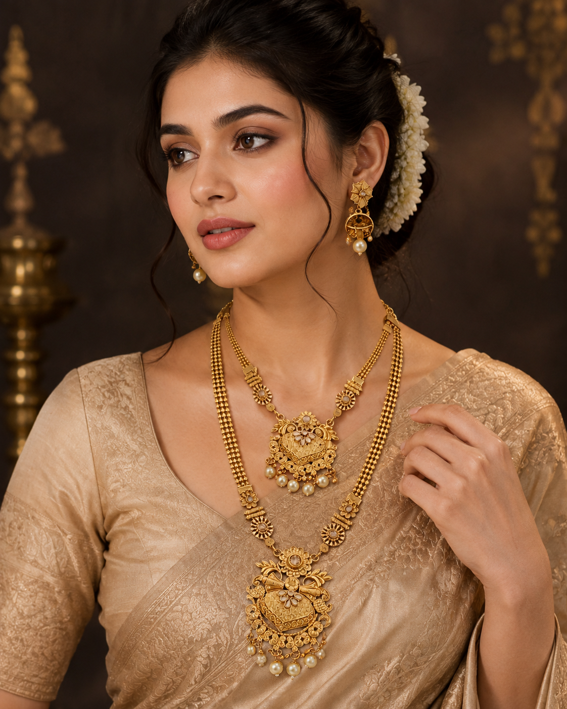 Rajwadi Double Layer Mala