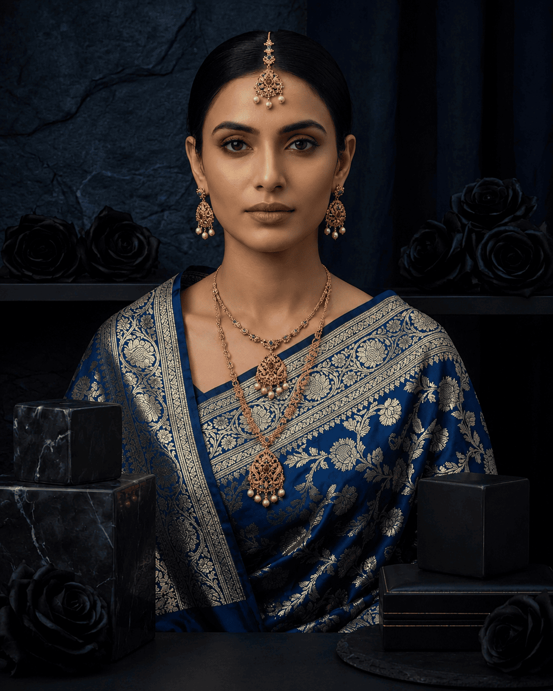 Maharani South Indian Necklace Set