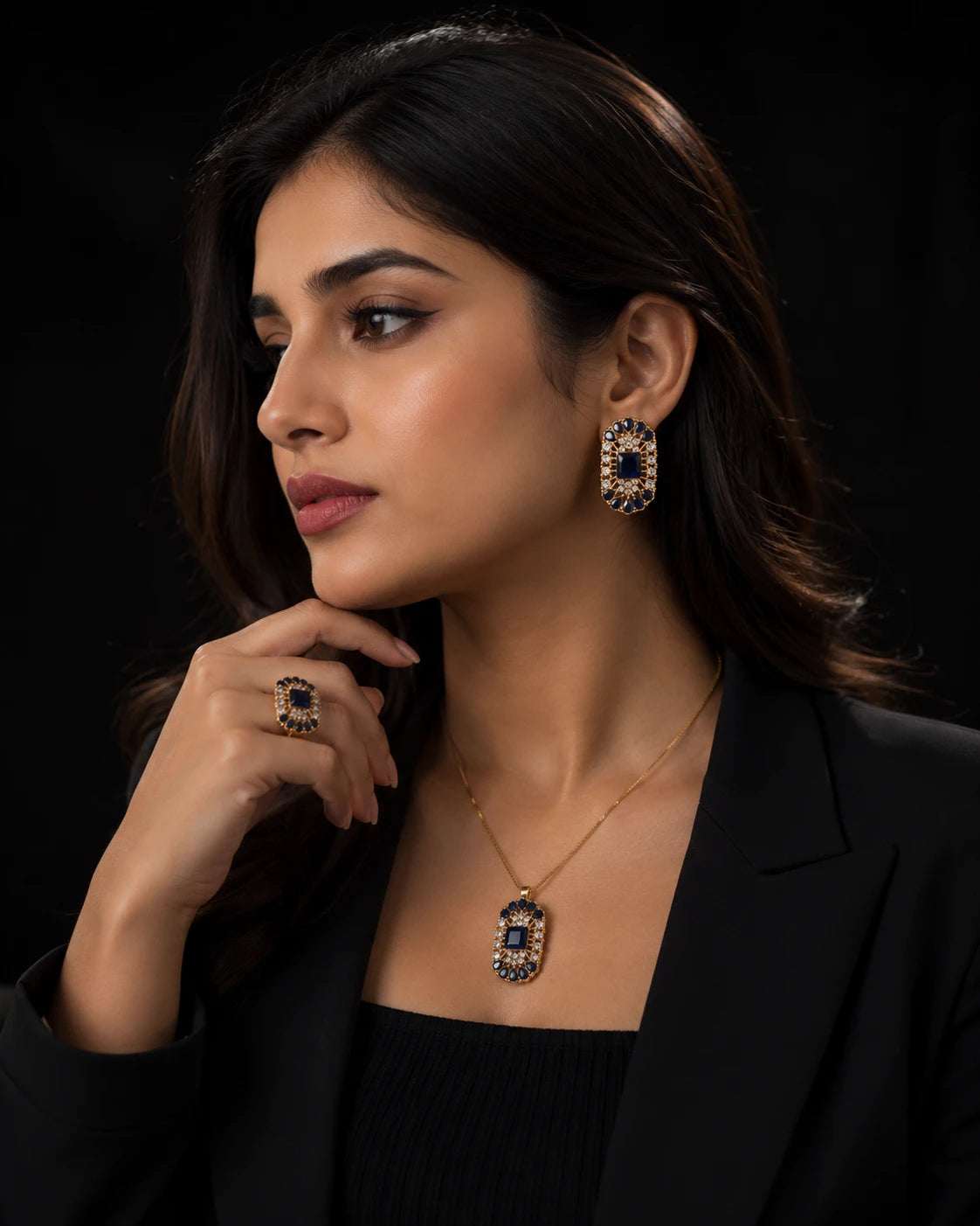 Aurielle Royal Pendant Combo Set