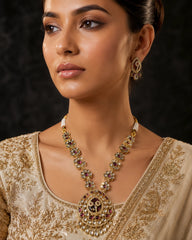 Premium Traditional Mala Necklace Set