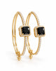 AD Zircon Bracelet Bangle Diamond Look