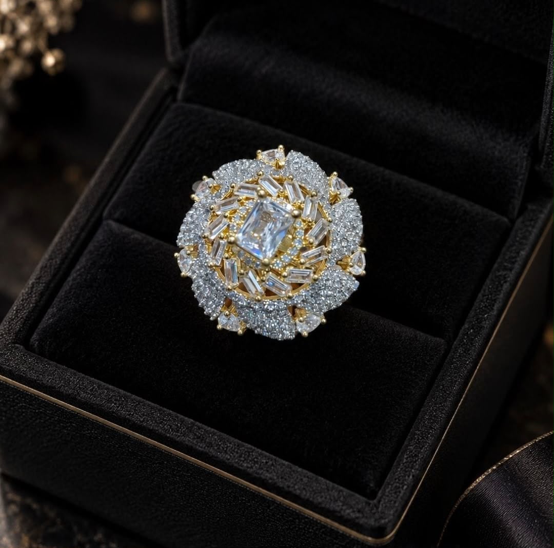 Amara Elegance AD Ring