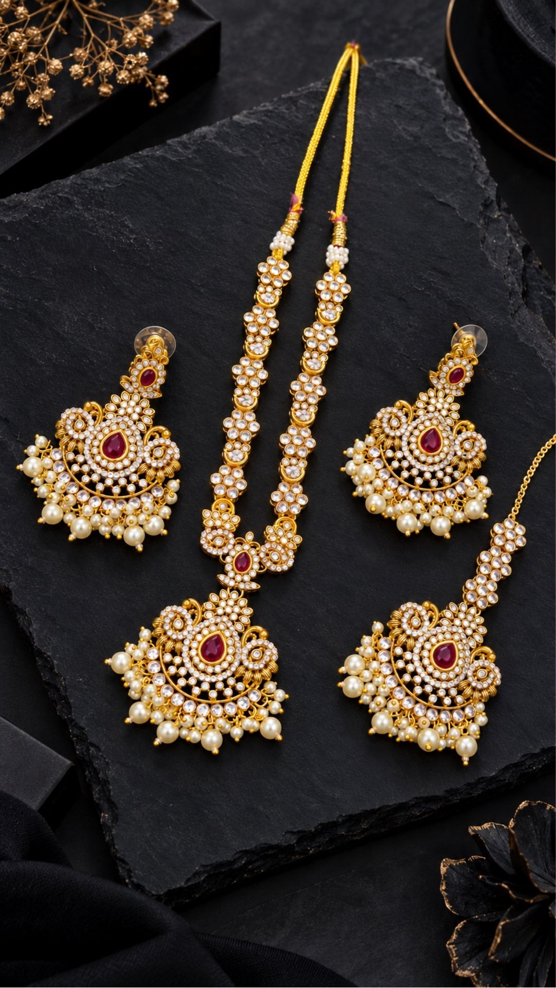 South Indian style necklace