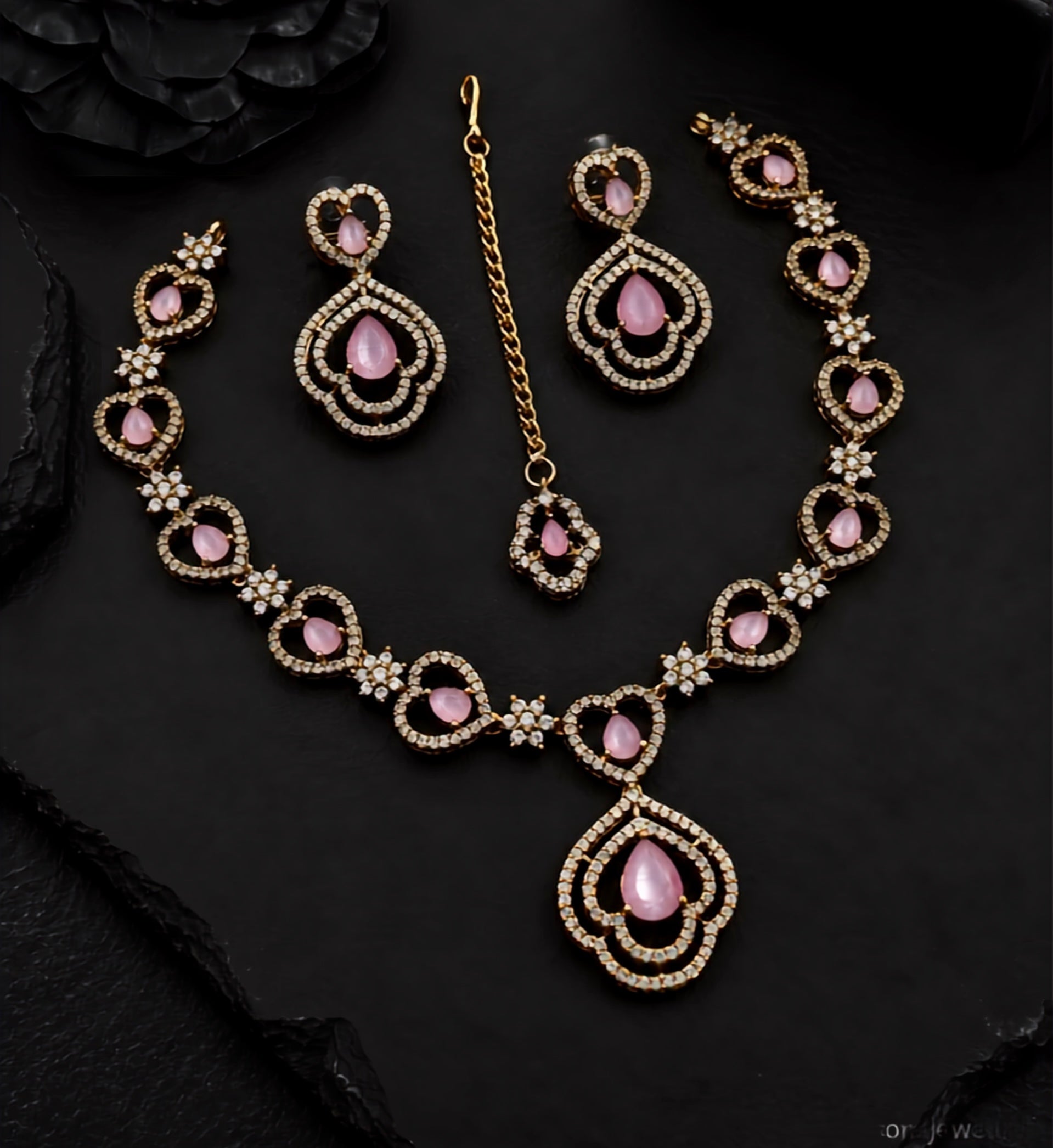 Celestia Crystal Necklace Set
