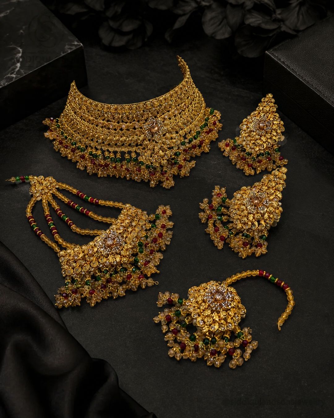Ameera Darbar Gold Plated Set